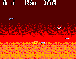 Aerial Assault (SEGA Master System) screenshot: Mission 2