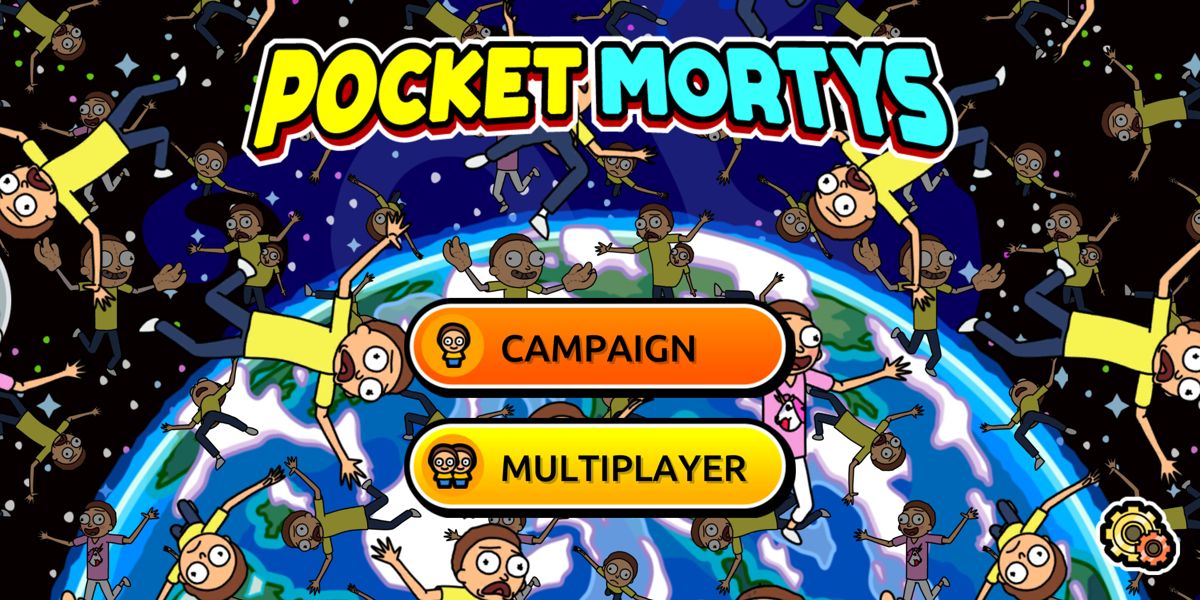 Rick and Morty: Pocket Mortys (Android) screenshot: Title screen