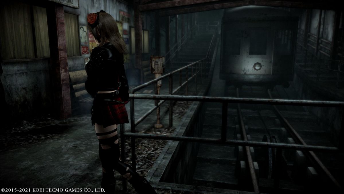 Fatal Frame: Maiden of Black Water (PlayStation 5) screenshot: Railway station