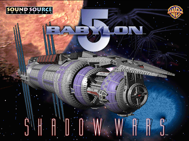 Babylon 5: Shadow Wars (Windows 3.x) screenshot: Title screen