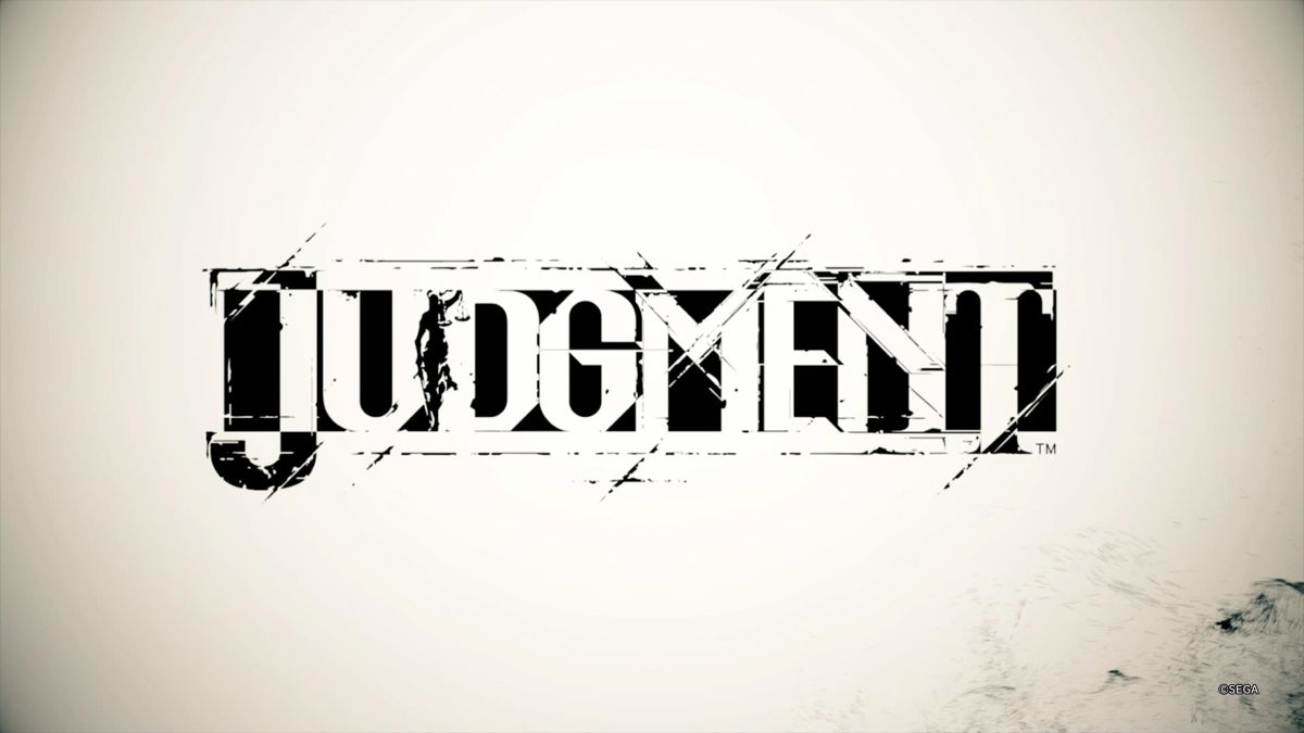 Judgment (PlayStation 5) screenshot: Title screen