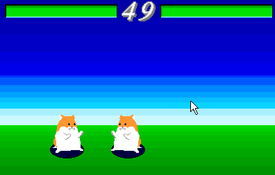 Battle Hamster for Windows (Windows 3.x) screenshot: Starting a new match