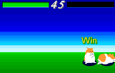 Battle Hamster for Windows (Windows 3.x) screenshot: The round is over