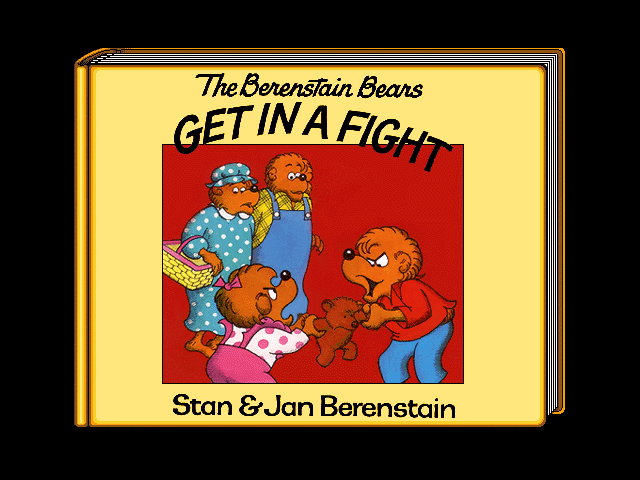 The Berenstain Bears Get in a Fight (Windows 3.x) screenshot: Title screen