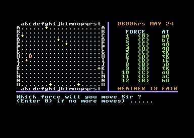 Bismark (Commodore 64) screenshot: Bismark Sighted