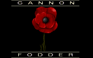 Cannon Fodder (DOS) screenshot: Title