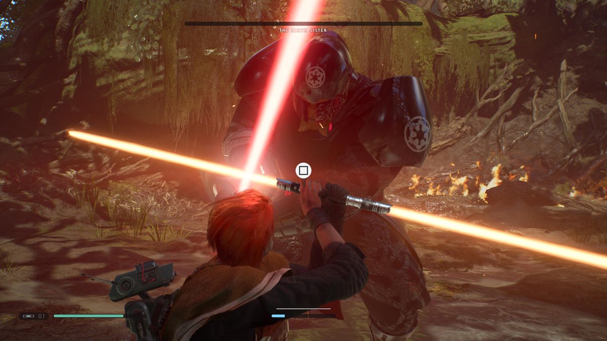 Star Wars: Jedi - Fallen Order (PlayStation 5) screenshot: Battling the Ninth Sister