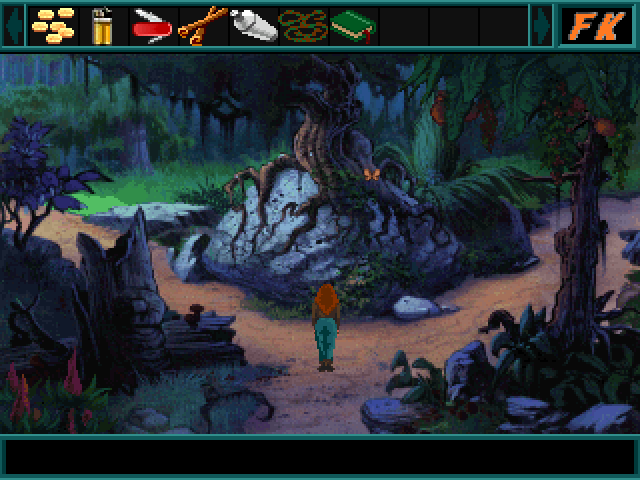 Faye King: Jungle Jeopardy (Windows) screenshot: This screen offers multiple paths