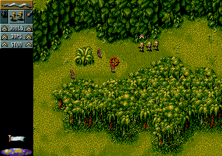 Cannon Fodder (Genesis) screenshot: this seems to be a more even contest