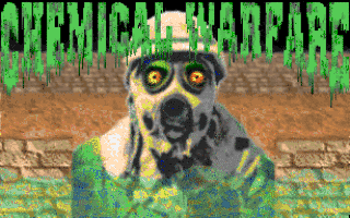 Chemical Warfare (DOS) screenshot: Title screen.