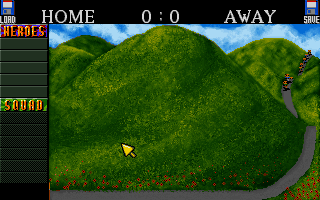 Cannon Fodder (DOS) screenshot: Pre-mission display
