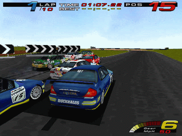 TOCA Championship Racing (Windows) screenshot: Pack racing