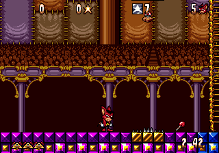 Aero the Acro-Bat (Genesis) screenshot: Starting