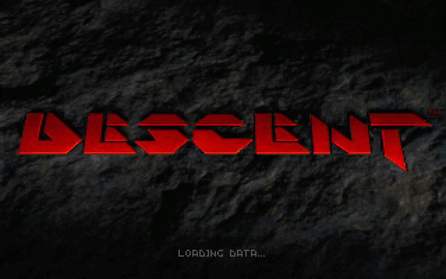 Descent (DOS) screenshot: Title Screen
