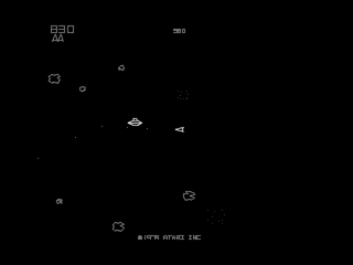Arcade's Greatest Hits: The Atari Collection 1 (PlayStation) screenshot: Asteroids