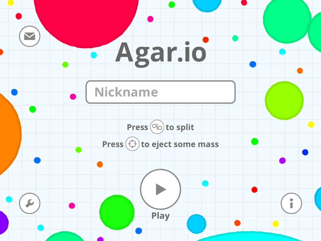 Screenshot of Agar.io (iPad, 2015) - MobyGames