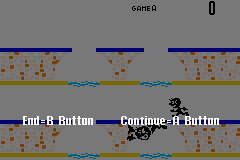 Manhole-e (Game Boy Advance) screenshot: Menu