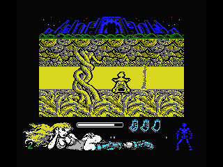 Lorna (MSX) screenshot: and other creatures