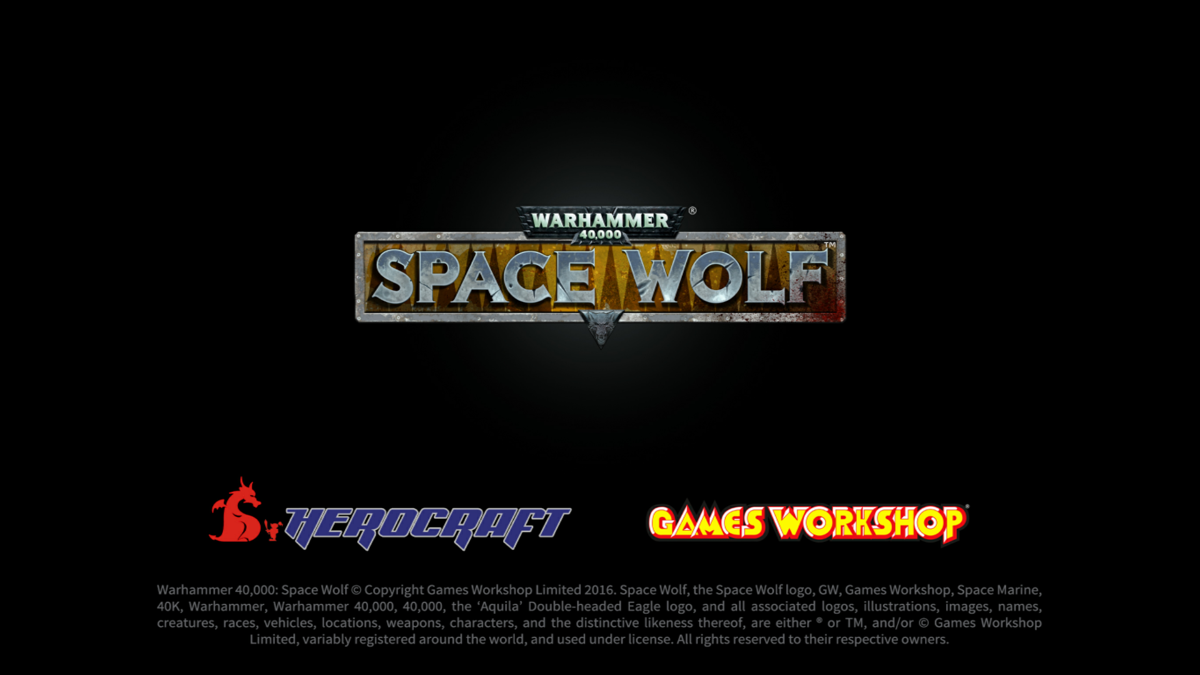Warhammer 40,000: Space Wolf (Android) screenshot: Title screen