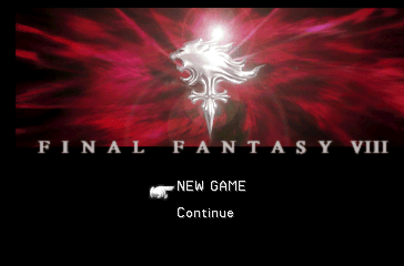 Final Fantasy VIII (PlayStation) screenshot: Title screen