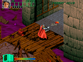 Wizard Fire (Arcade) screenshot: Entrance to another part of the stage