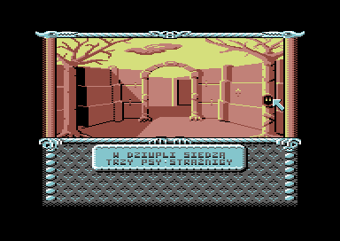 Władcy Ciemności (Commodore 64) screenshot: Object description
