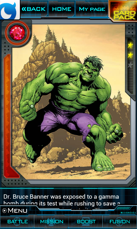 Marvel: War of Heroes (Android) screenshot: Hulk!