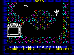 Jackle & Wide (ZX Spectrum) screenshot: Start of your quest