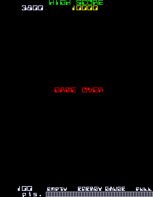 Grobda (Arcade) screenshot: Game Over