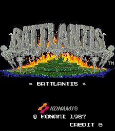 Battlantis (Arcade) screenshot: Title Screen