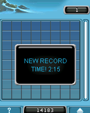 InSpheration (J2ME) screenshot: Time record