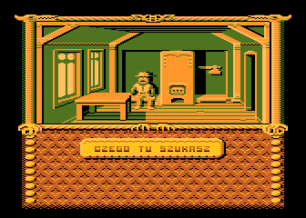 Władcy Ciemności (Atari 8-bit) screenshot: Cargul's house