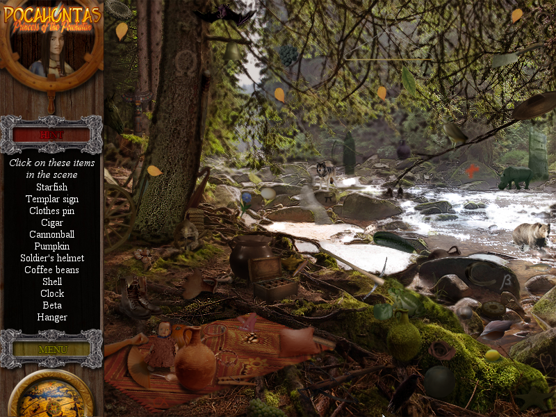Pocahontas: Princess of the Powhatan (Windows) screenshot: Woods