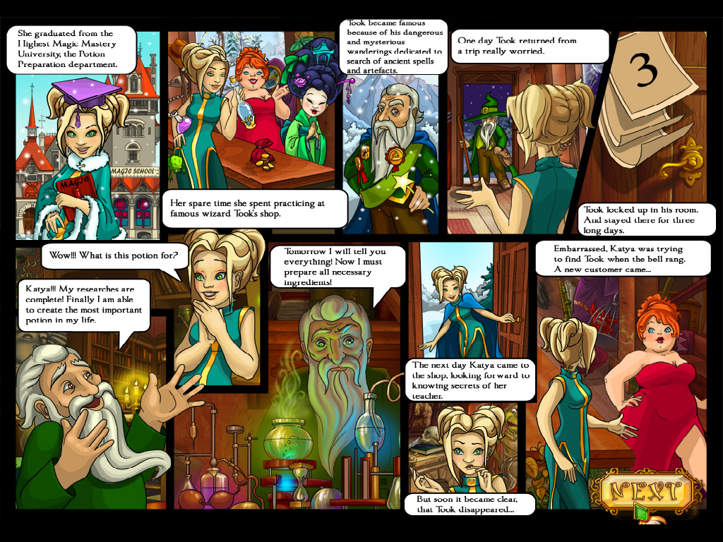 Enchanted Katya and the Mystery of the Lost Wizard (Windows) screenshot: Introduction