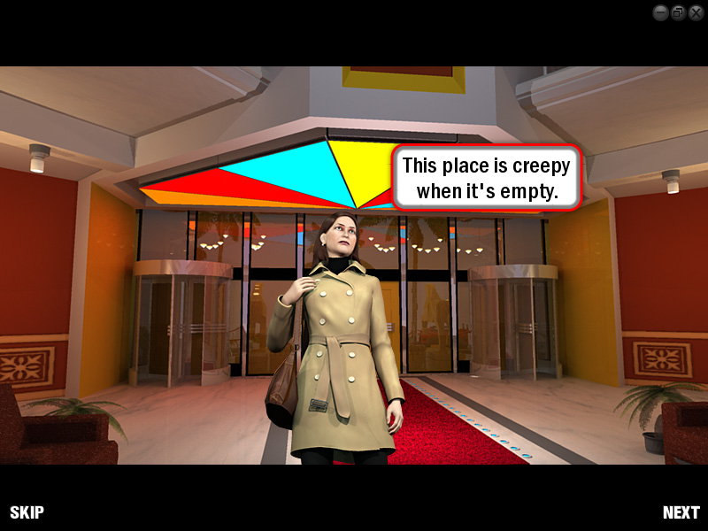 Slingo Mystery: Who's Gold? (Windows) screenshot: Entrance