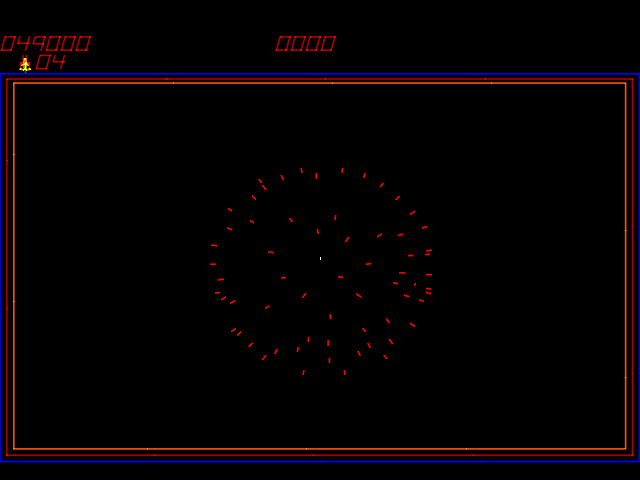 Zektor (Arcade) screenshot: ....and boom!