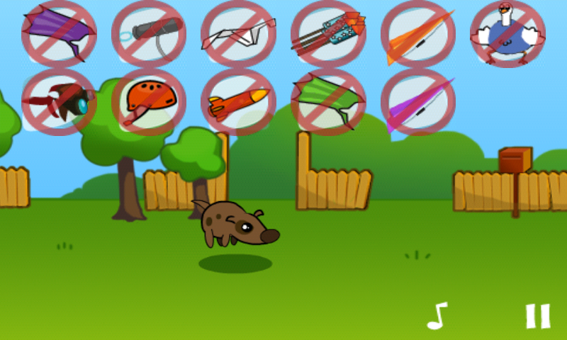 Woof the Dog (Android) screenshot: Preparing for the launch
