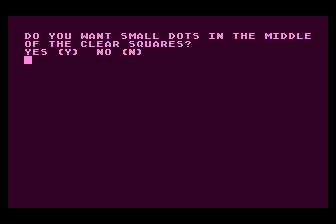 Armor Assault (Atari 8-bit) screenshot: Game Setup