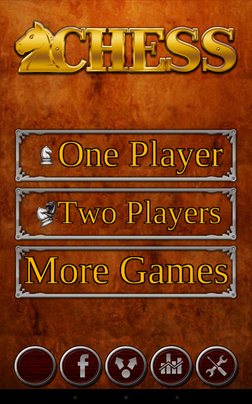 Chess (Android) screenshot: Main menu