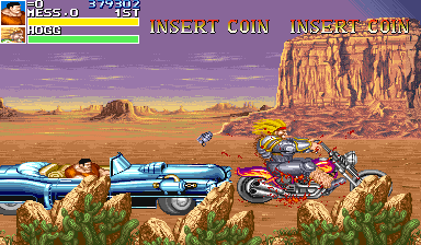 Cadillacs and Dinosaurs (Arcade) screenshot: Bike Man