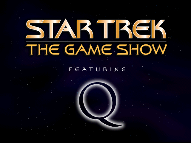 Star Trek: The Game Show (Windows) screenshot: Title screen.