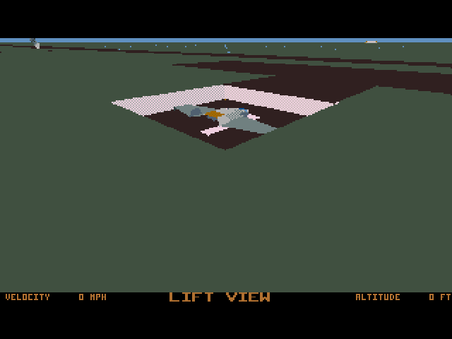 Armour-Geddon (Amiga) screenshot: Outside view