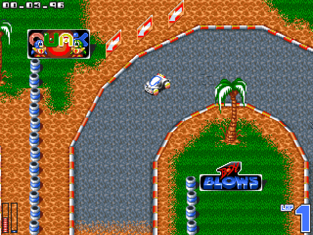 ATR: All Terrain Racing (Amiga) screenshot: Gameplay 2