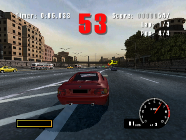 Screenshot of Burnout (GameCube, 2001) - MobyGames