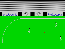 Graham Gooch's Test Cricket (ZX Spectrum) screenshot: Fielding.