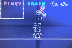 Pinky and The Brain: The Master Plan (Game Boy Advance) screenshot: Completed level one!