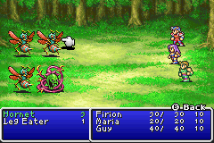 Screenshot of Final Fantasy I & II: Dawn of Souls (Game Boy Advance ...