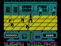 Subway Vigilante (ZX Spectrum) screenshot: Game start