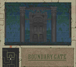 Boundary Gate: Daughter of Kingdom (PC-FX) screenshot: Mysterious gate...