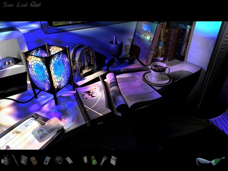 Lights Out (Windows) screenshot: Another member's living quarters